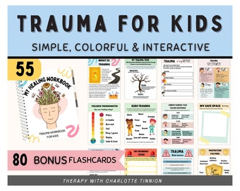 trauma workbook for kids, kids trauma therapy, narrative therapy, trauma response, School Counselor, safety plan, child therapy, SEL, CPTSD