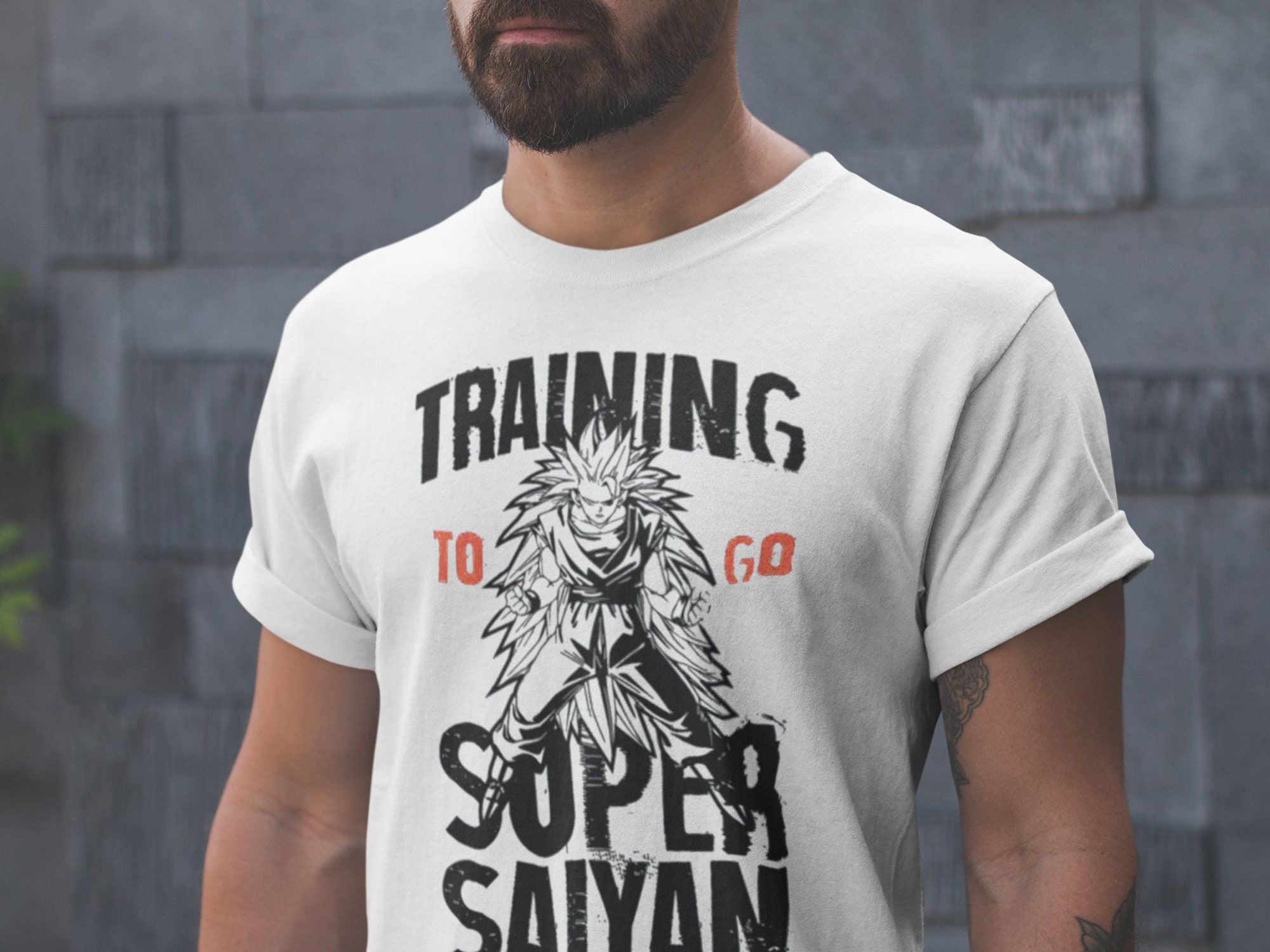 Discover Training To Go Super Saiyan T Shirt Gym Goku Dragon Ball Z Gt Crossfit
