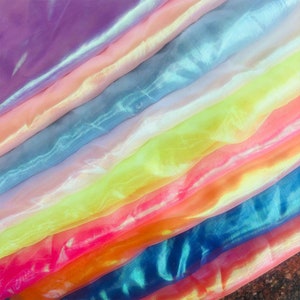 Tkanina Iridescent Gase,Tkanina tiulowa ślubna,Różowa tkanina gazowa,Tkanina ślubna,Tkanina na suknię ślubną,Tkanina Iridescent,Tkanina cięta na wymiar