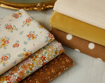 Floral Cotton Fabric,Pillow Fabric,Floral Fabric,Printed Flower Fabric,Soft Fabric,Summer Dress Fabric,Fabric By 1/2 Yard,Cotton Fabric