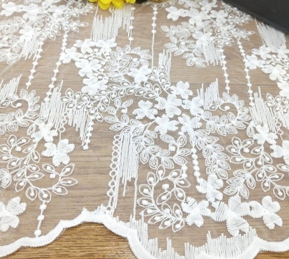 White Lace Fabric,Wedding Tulle Mesh Fabric,Embroidered Fabric,Wedding Lace Fabric,Bridal Dress Fabric,Flower Fabric,Fabric By 1/2 Yard White Lace Fabric,Wedding Tulle Mesh Fabric,Embroidered Fabric,Wedding Lace Fabric,Bridal Dress Fabric,Flower Fabric,Fabric By 1/2 Yard
