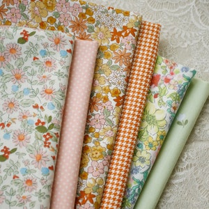 Floral Cotton Fabric,Pillow Fabric,Floral Fabric,Printed Cotton Fabric,Soft Fabric,Summer Dress Fabric,Fabric By The Yard,Cotton Fabric