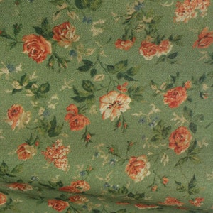 Katoenen stof bloemen, kussenstof, bloemenstof, bedrukte katoenen stof, zachte stof, stof zomerjurk, op maat gesneden stof, katoen