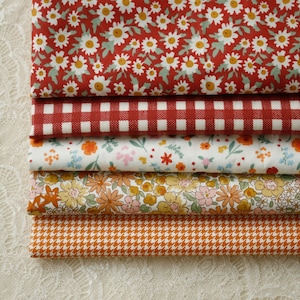 Floral Cotton Fabric,Pillow Fabric,Floral Fabric,Printed Cotton Fabric,Soft Fabric,Summer Dress Fabric,Fabric By The Yard,Cotton Fabric