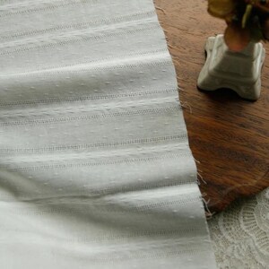 Flower Cotton Fabric,White Fabric,Floral Fabric,Cream Cotton Fabric,Soft Fabric,Summer Dress Fabric,Fabric By 1/2 Yard,Cotton Fabric image 6