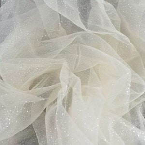 Mesh Fabric,Wedding Tulle Mesh Fabric,Printed Fabric,Wedding Fabric,Bridal Dress Fabric,White Mesh Fabric,Fabric By The Yard