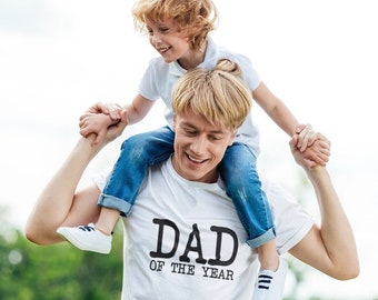 Fathers Day Gift - Shirts & Tees Mens Clothing - Dad of the Year, Unique Present for the Best Husband or Dad - Handmade Clothing - Best Gift