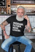 Personalized Fathers Day Gift for Husband - Custom Mens Clothing for Dad, Spring Style Shirt for Dad, Husband, Father - Unique New Dad gift product logo