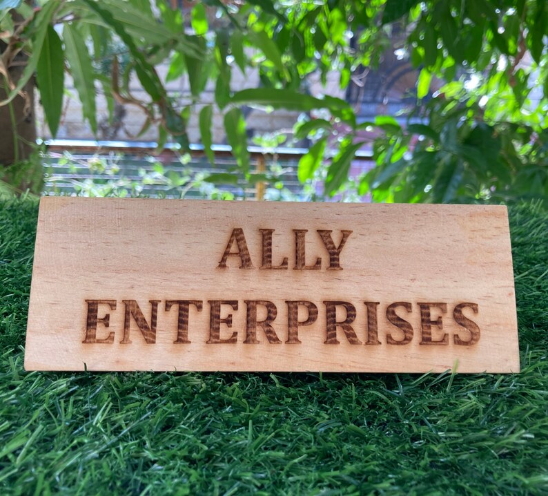 Desk Name Plate Office Accessories Personalized Desk Name Plate Gift