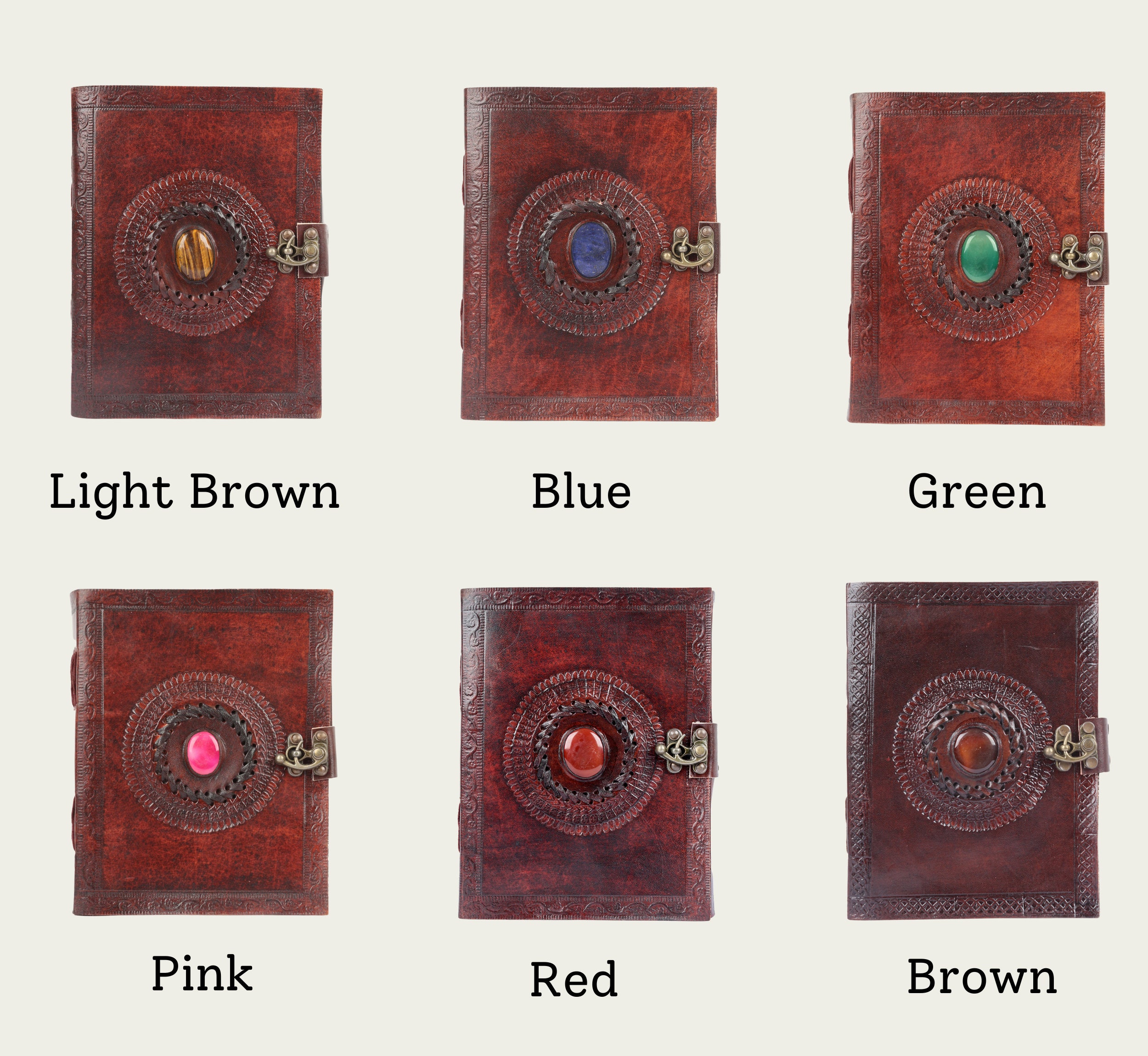 Blank Spell Book of Shadows Journal with Lock Clasp Italy