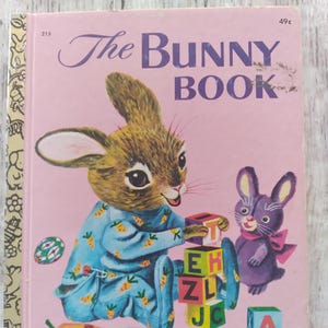 1976 The Bunny Book, A Little Golden Book, Patsy Scarry