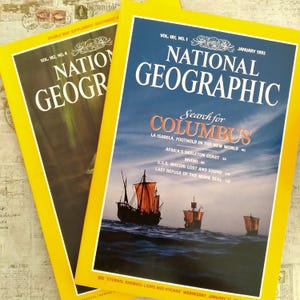 1992 National Geographic Magazine - Etsy