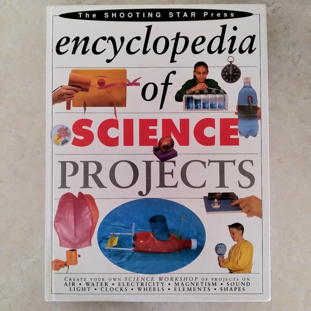 Pedia Project 1994 Encyclopedia of Science Projects, the Shooting Star Press - Etsy