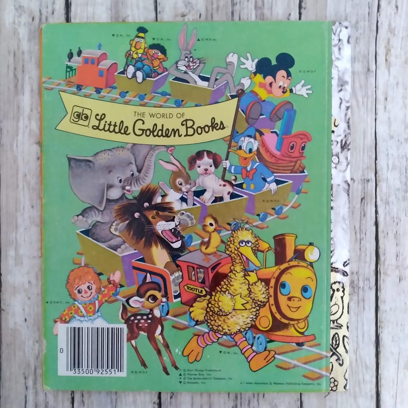 1981 ABC Rhymes, Un pequeño libro dorado - Etsy España