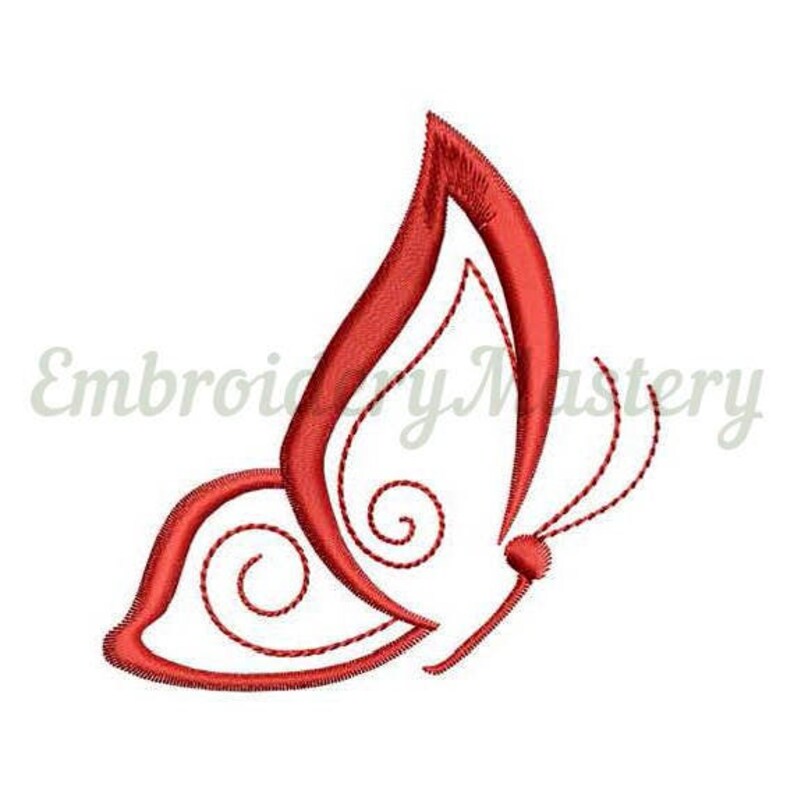 Butterfly Machine Embroidery Design. Mini Butterfly Etsy