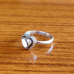 925 Sterling Silver Unique Design Bezel Cup Heart Open Blank Collet Ring, Setting For Making Ring 5 MM To 40 MM, DIY Jewelry Supplies image 10