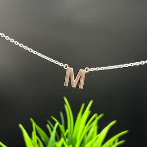Personalized Name Necklace - Initial Necklace - Letter Necklace - 925 Sterling Silver Custom Necklace - Gift For Her - Minimalist Jewelry