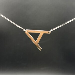 Personalized Name Necklace - Initial Necklace - Letter Necklace - 925 Sterling Silver Custom Necklace - Gift For Her - Minimalist Jewelry