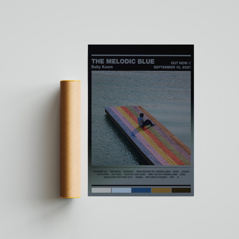 Baby Keem the Melodic Blue Album Poster Multiple Etsy