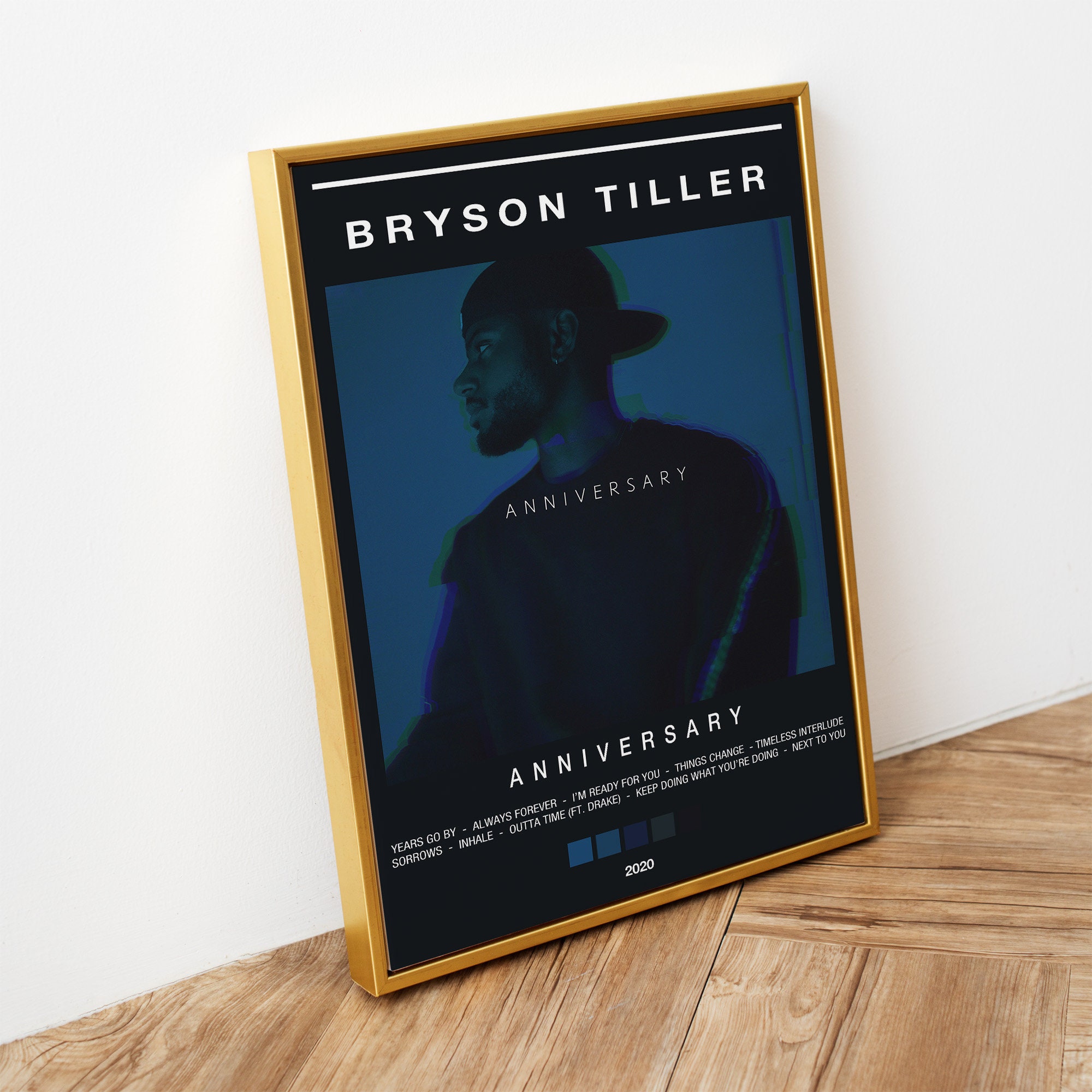 Bryson Tiller A N N I V E R S A R Y Album Poster Etsy