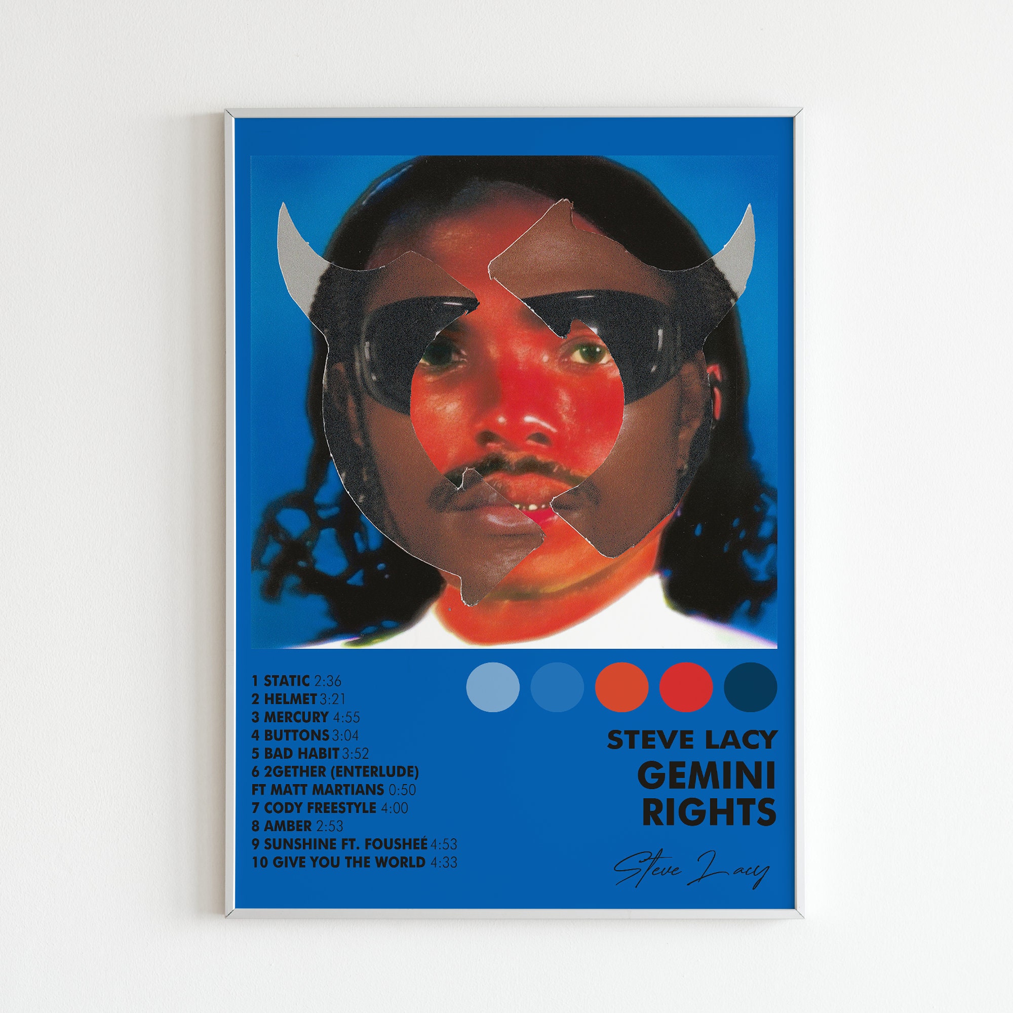 Steve Lacy Gemini Rights Album Poster sold by BoKelly, SKU 25039854