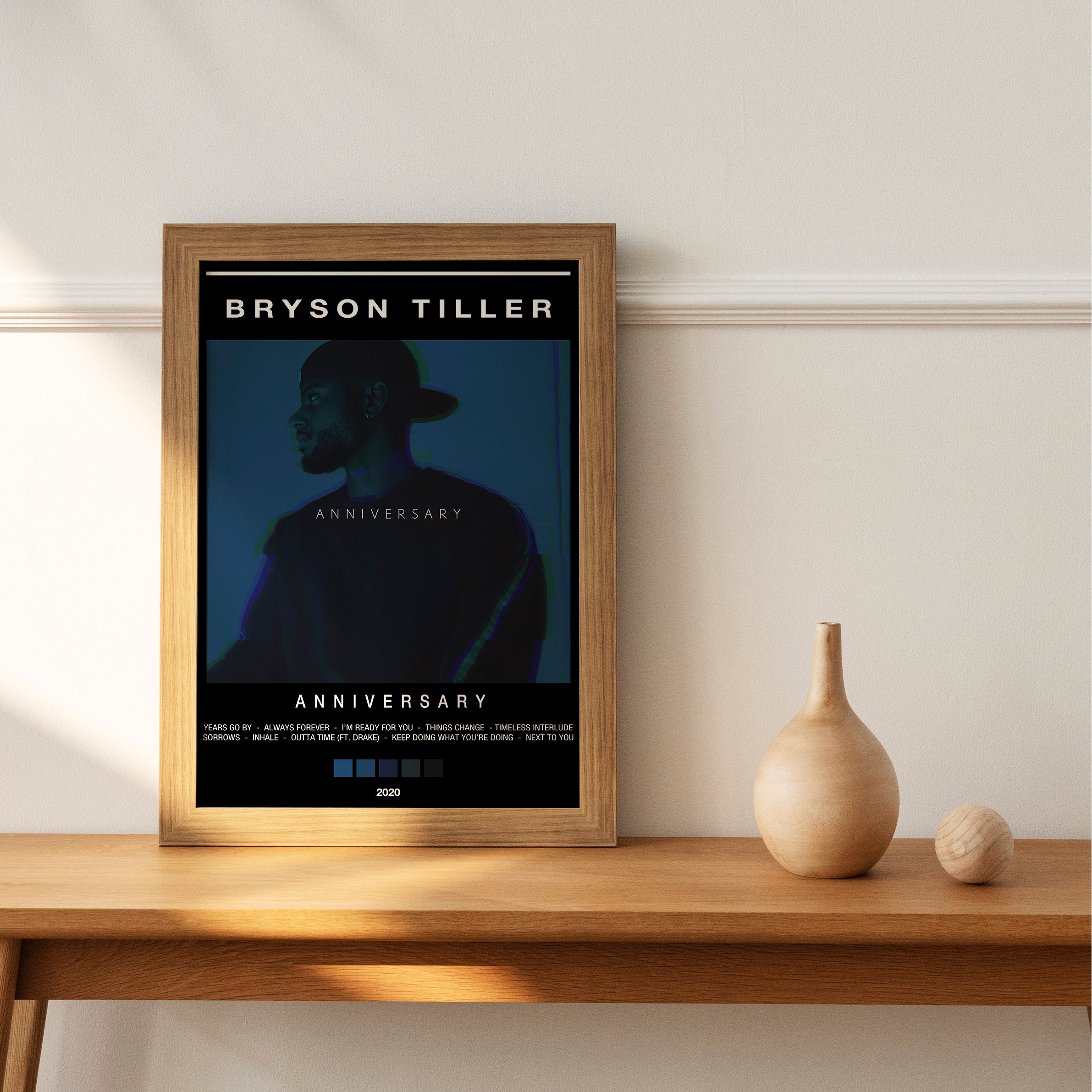 Bryson Tiller A N N I V E R S A R Y Album Poster Etsy