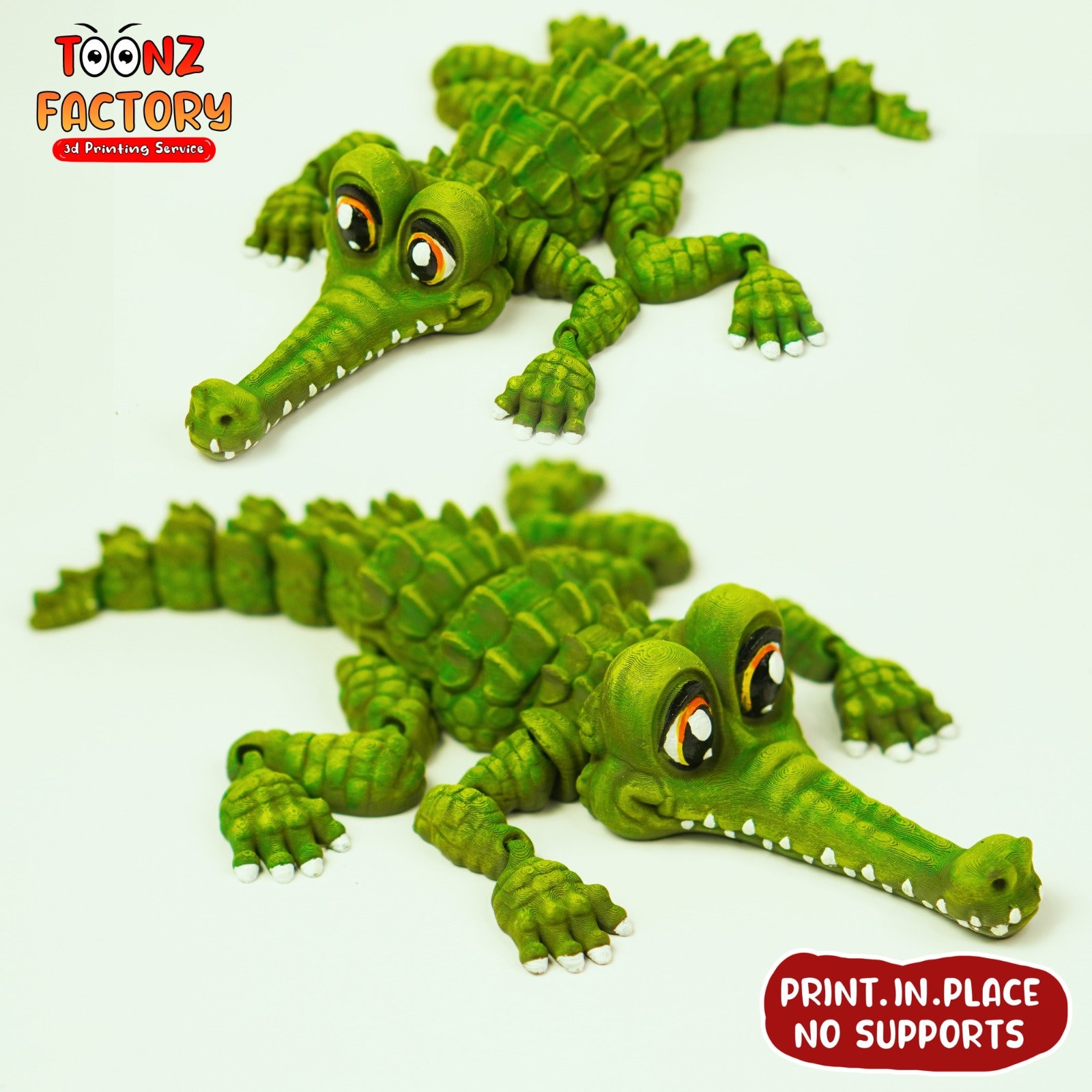 Mojo Wildlife Crocodile with Moving Jaw - 387162 | Thimble Toys