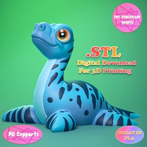 Schattig Plesiosaurus-speelgoed/3D-print Instant Download/3D-geprint speelgoed/kinderspeelgoed/Plesiosaurus-speelgoed/Plesiosaurus 3dprint