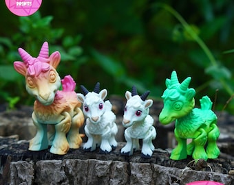 Flexi Billy Goat Toy: Articulated 3D Print (instant Download) - Etsy