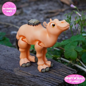 Niedliches Flexi Kamel mit Gelenk / 3D Print Instant Download/3D gedrucktes Spielzeug/3D gedrucktes Kamel/Kamelgelenk