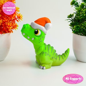Weihnachten Dino Spielzeug /3D Print Sofortiger Download/3D gedrucktes Spielzeug/Kinderspielzeug/Dino Spielzeug/Tischdekoration