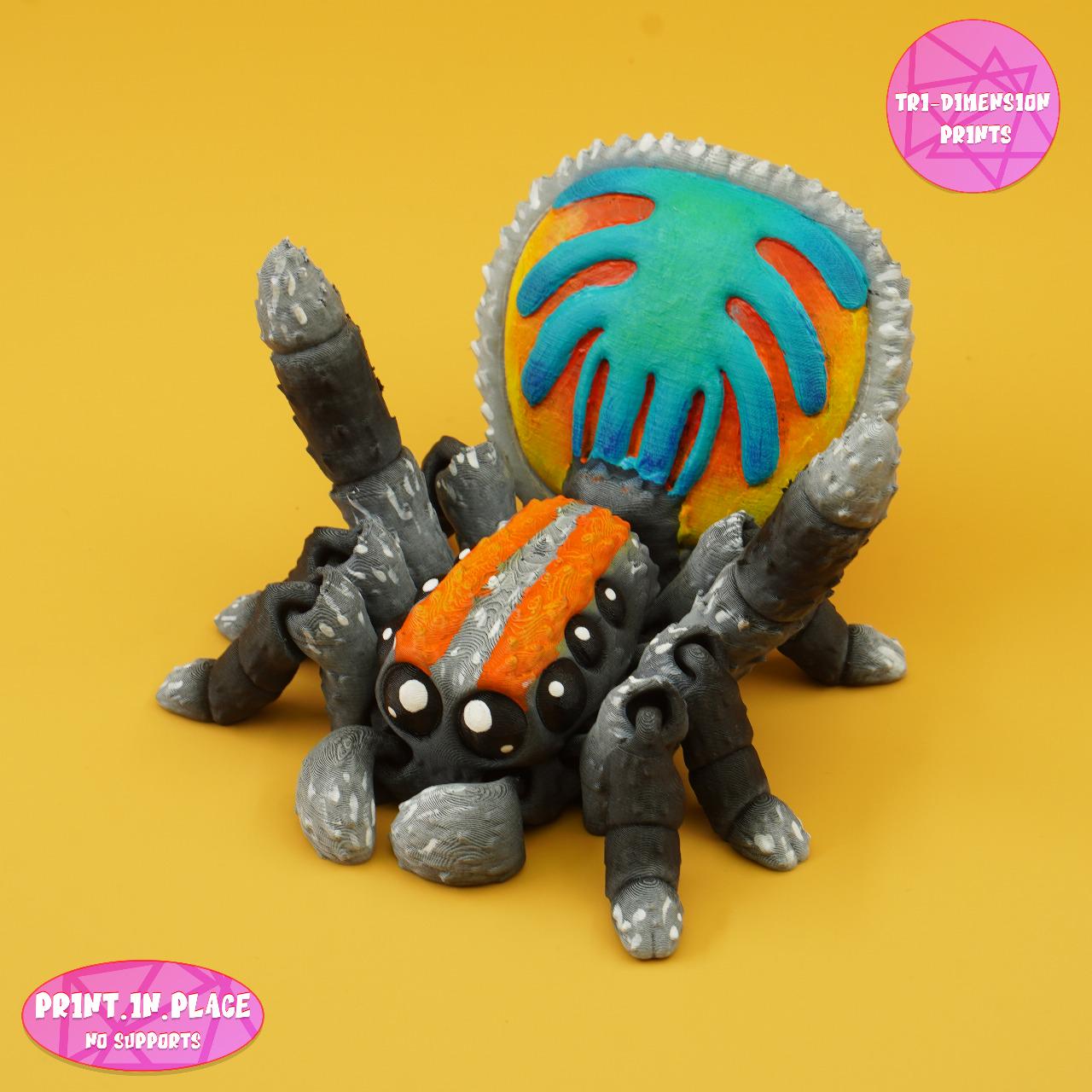 Peacock spider toy - Etsy 日本