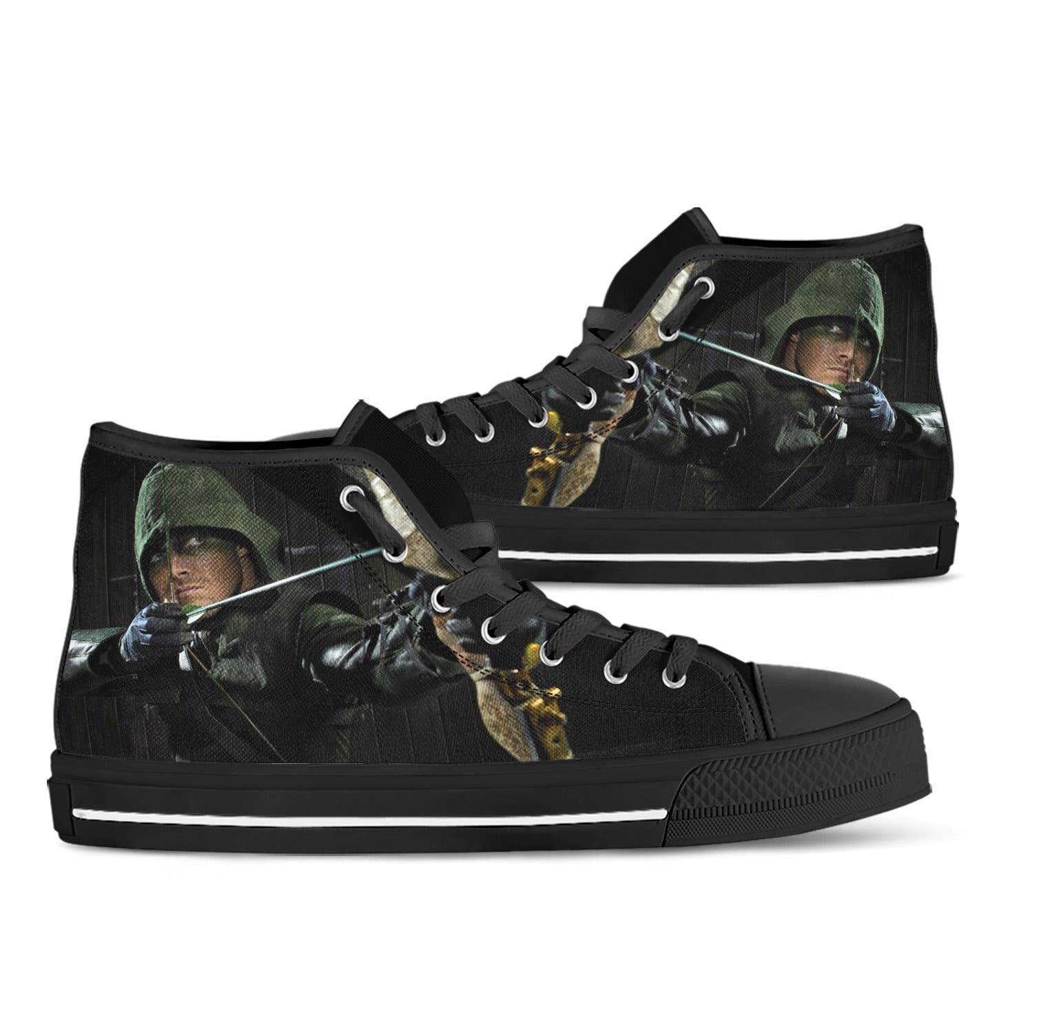 Arrow shoes, trainers, custom Men's High-top Sneaker