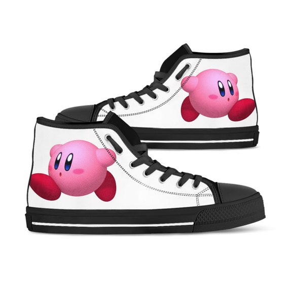 Kirby Shoes Kirby Sneakers Custom High Tops for Men Women Etsy