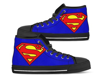 Superman Converse | Etsy