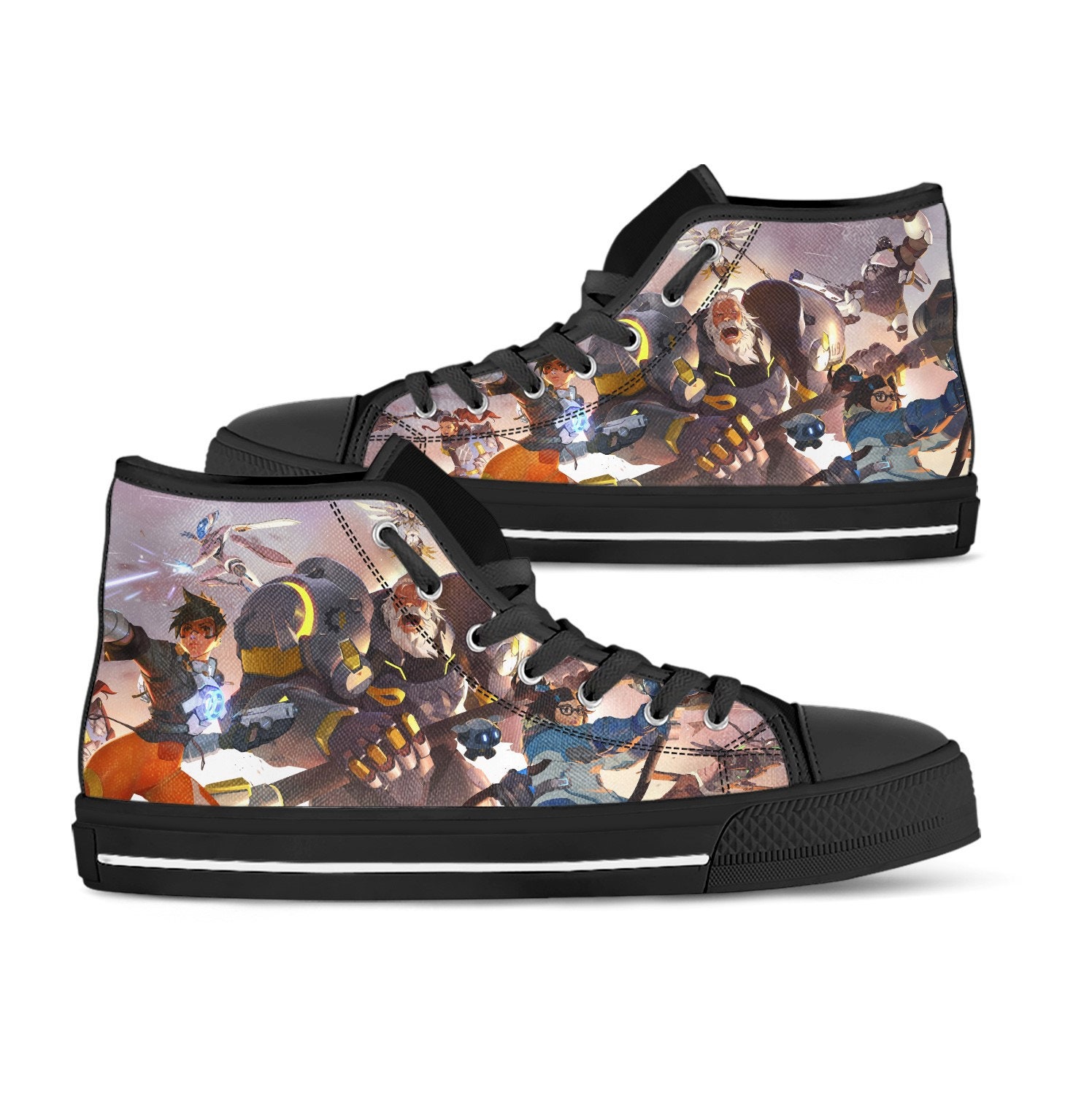 Genj Overwatch 2 Shoes, Tracer Mei Winston Mercy Reinhardt Brigitte Genj Men ...