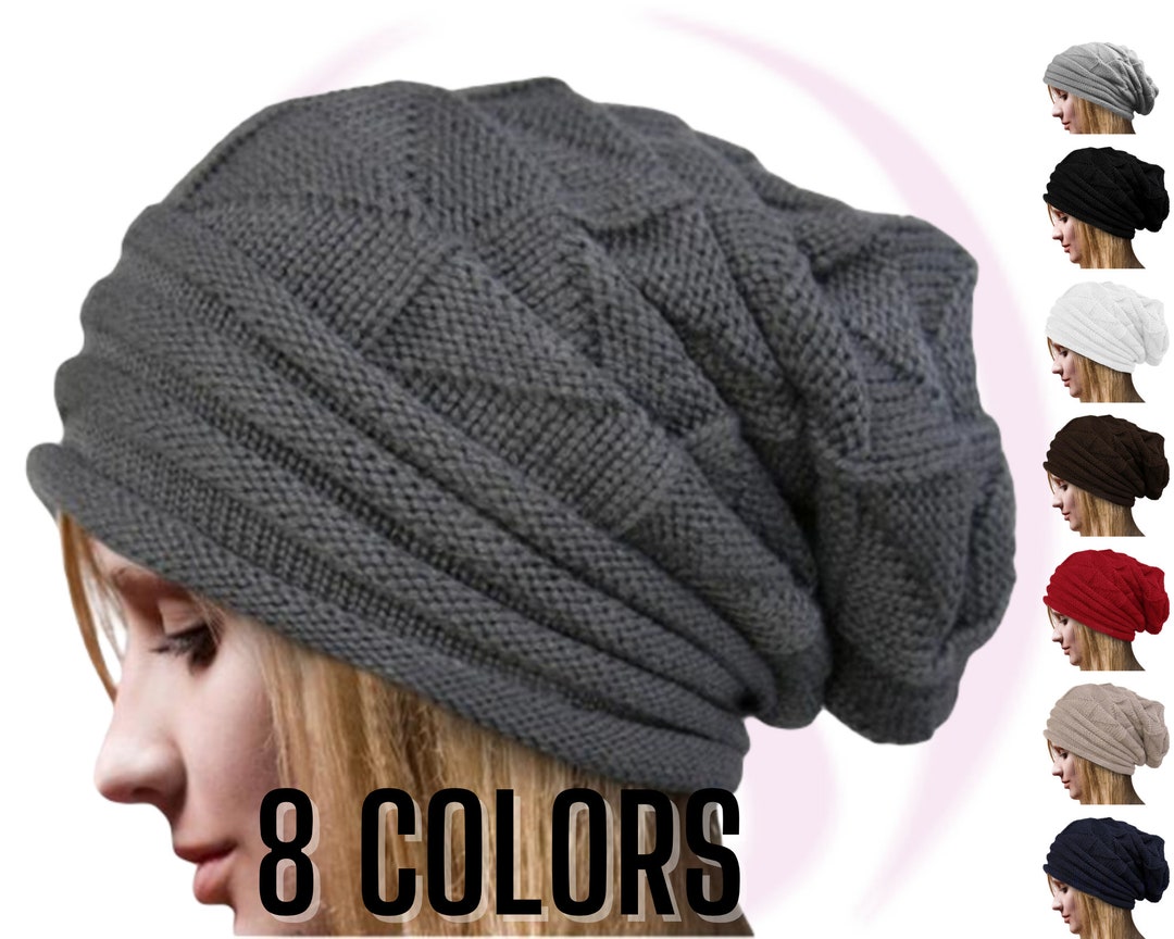 Happy Thanksgiving Beanie Hat - Knitted Slouchy Chemo Cap For Adults, Women & Men, One Size - View #10