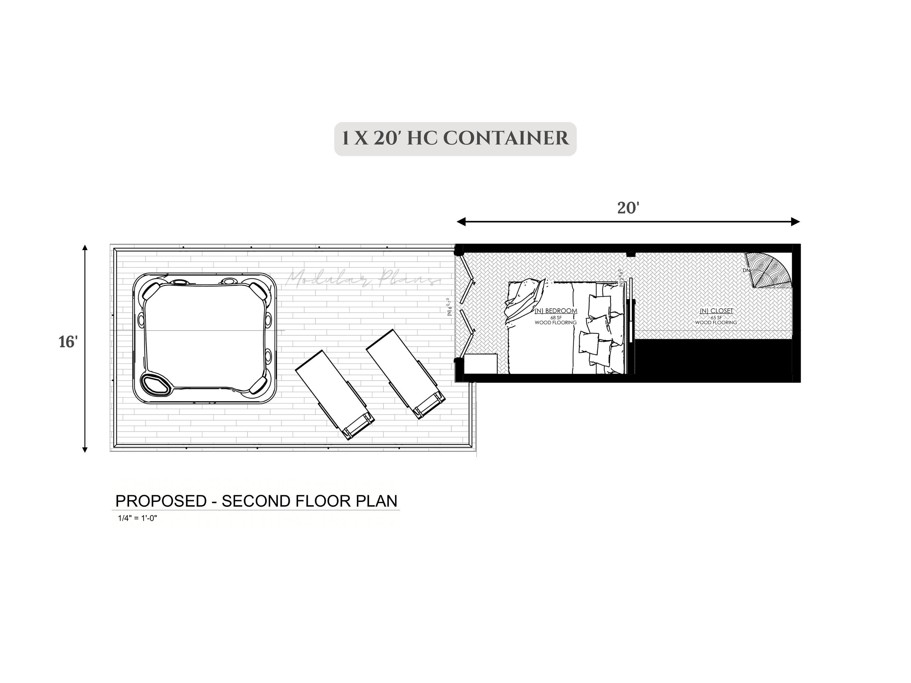 40ft & 20ft Container Home Plans | Small House Plans | Full Set ...