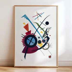 Wassily Kandinsky Print - Kandinsky Violet Poster - Abstract Wall Art - Modern Abstract Print - Bauhaus - Modern - Retro Art poster - Decor