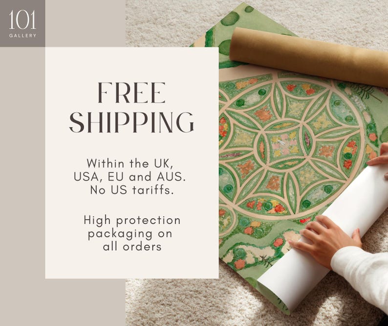 101 Gallery shop on Etsy. Free Shipping. Within the UK, USA, EU and AUS. High protection packaging on all orders