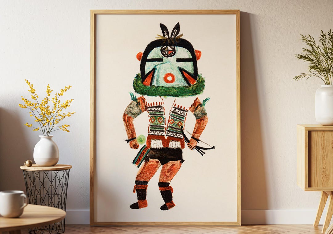 Hopi Rabbit Drawing Native American Tribal Art Print: Original Hopi Drawing From 1895 - Etsy