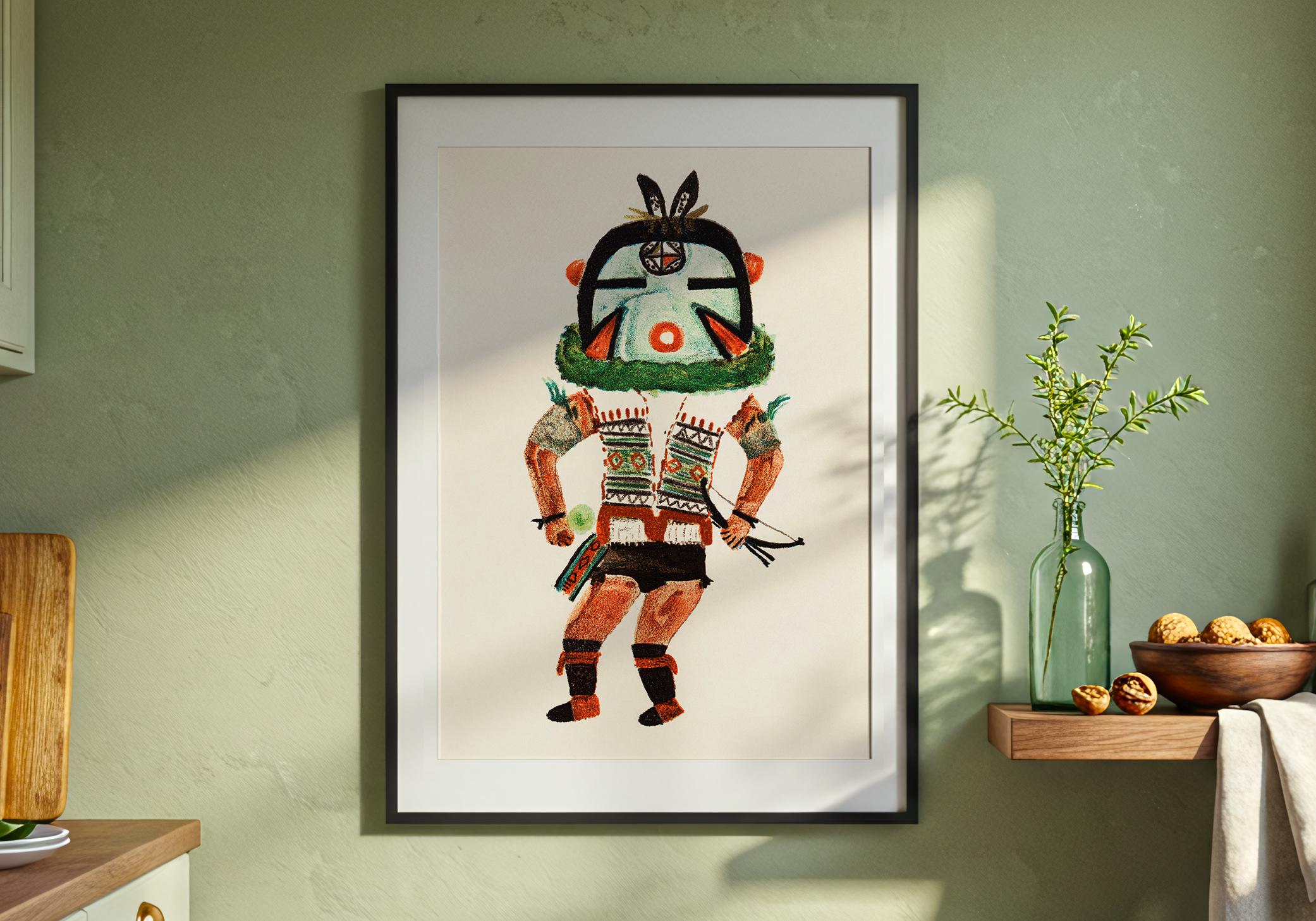 Hopi Rabbit Drawing Native American Tribal Art Print: Original Hopi Drawing From 1895 - Etsy
