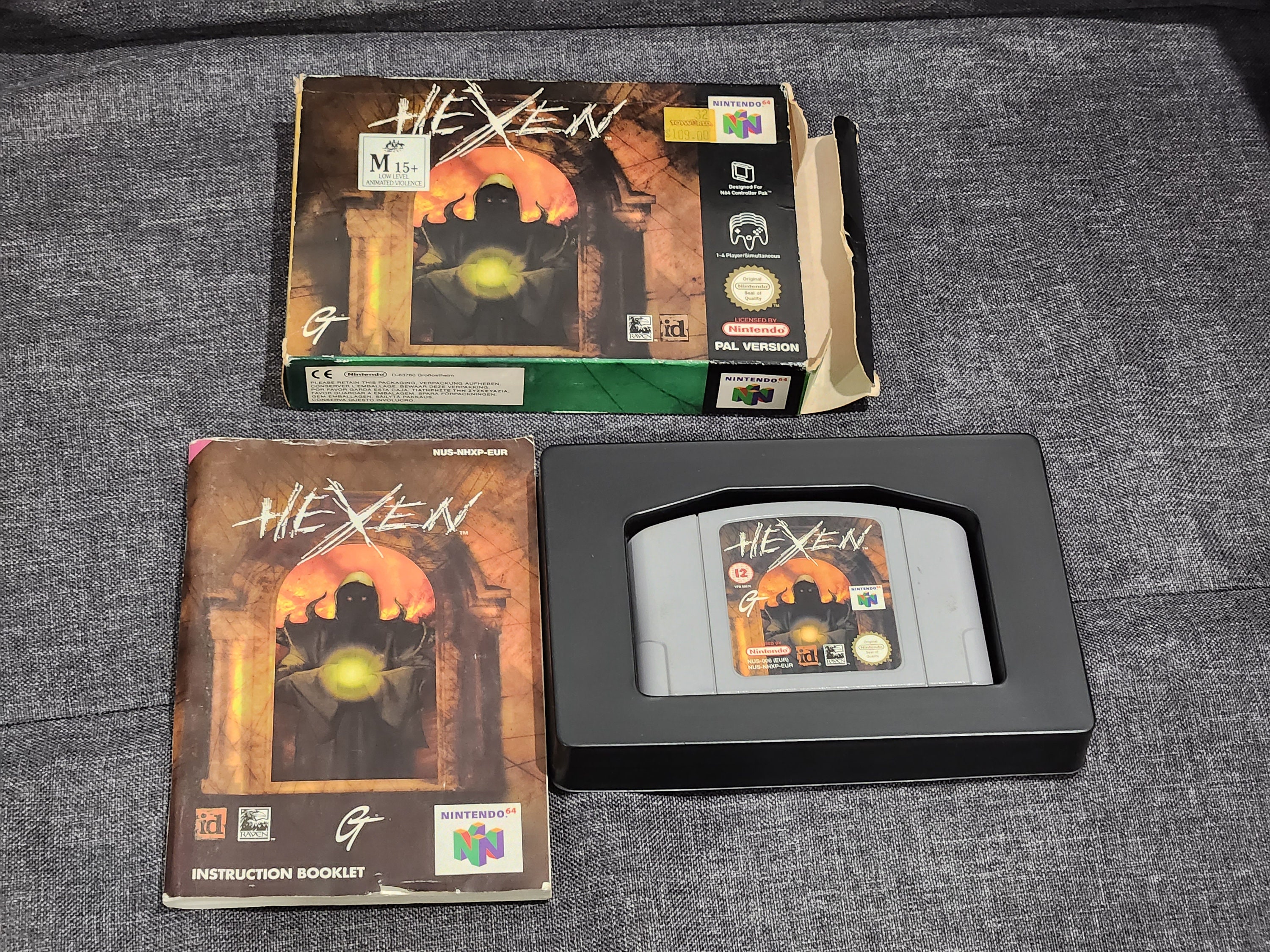 Hexen N64 PAL BOXED Etsy