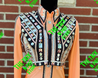 Boléro Western Avec Chemise Intégrée - Unicorn Show Girl - NEUF