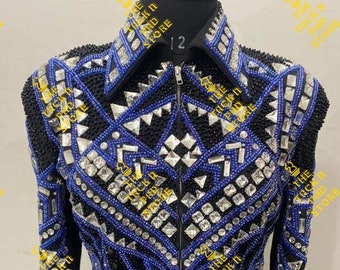 Western Rodeo Queen Showmanship Horsemanship Women Pleasure Horse Show Jacket