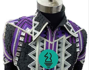 Women Western Show Jacket With Matching Blanket