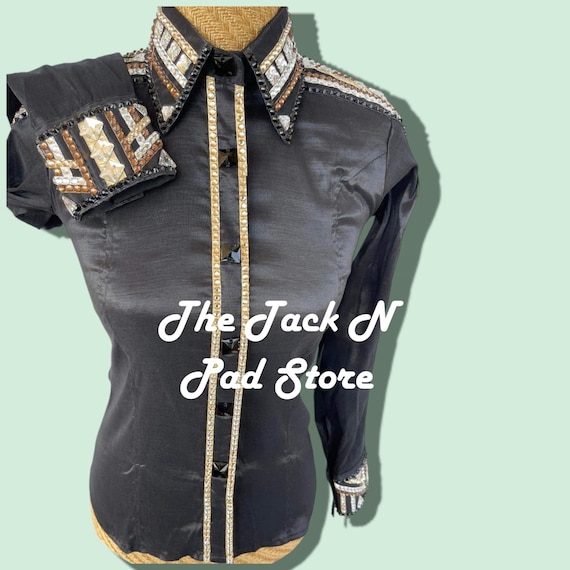 Ensemble chemise de spectacle et couverture western show