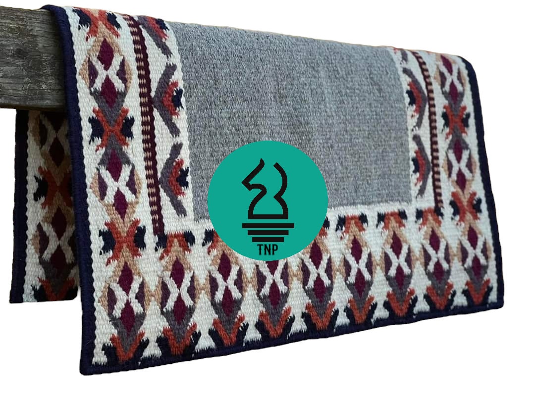 Pad Western Utah - Dessus Fausse Fourrure - Dessous Laine/Polyster - 86x87 Cm - Brun/Beige