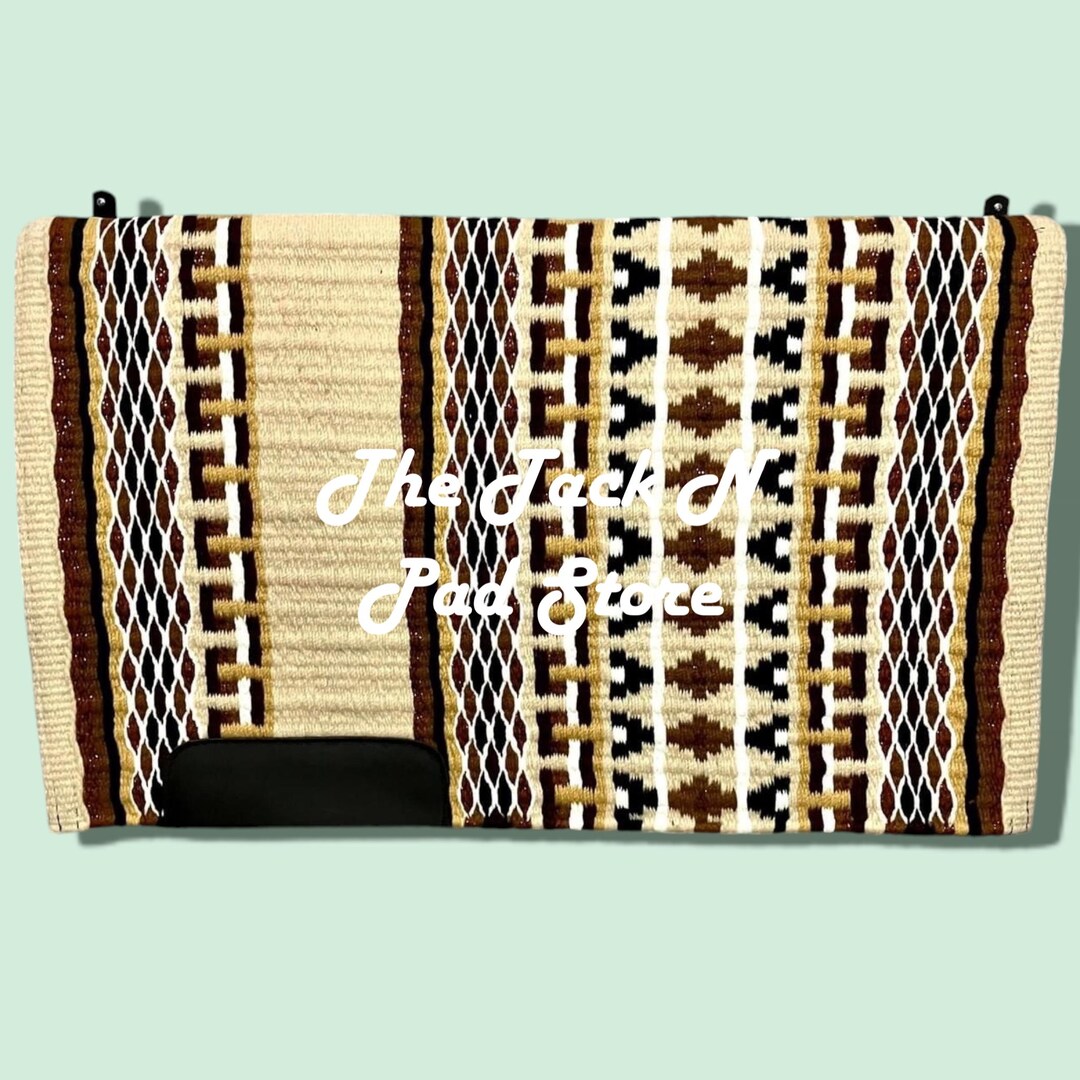 Tapis De Selle Western Fusion Enterorises – Laine 100% Nouvelle-Zélande, Design Personnalisable