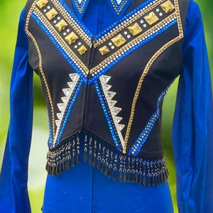 Western Rodeo Showmanship Bolero with Matching Shirt